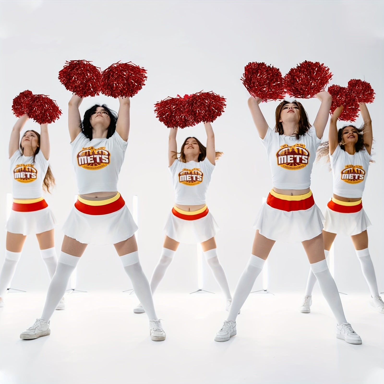 Cheerleader Pom Poms for Parties, Dances, Sports