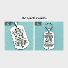 Graduation Gift For Son Daughter From Dad Parents Inspirational Key Chain