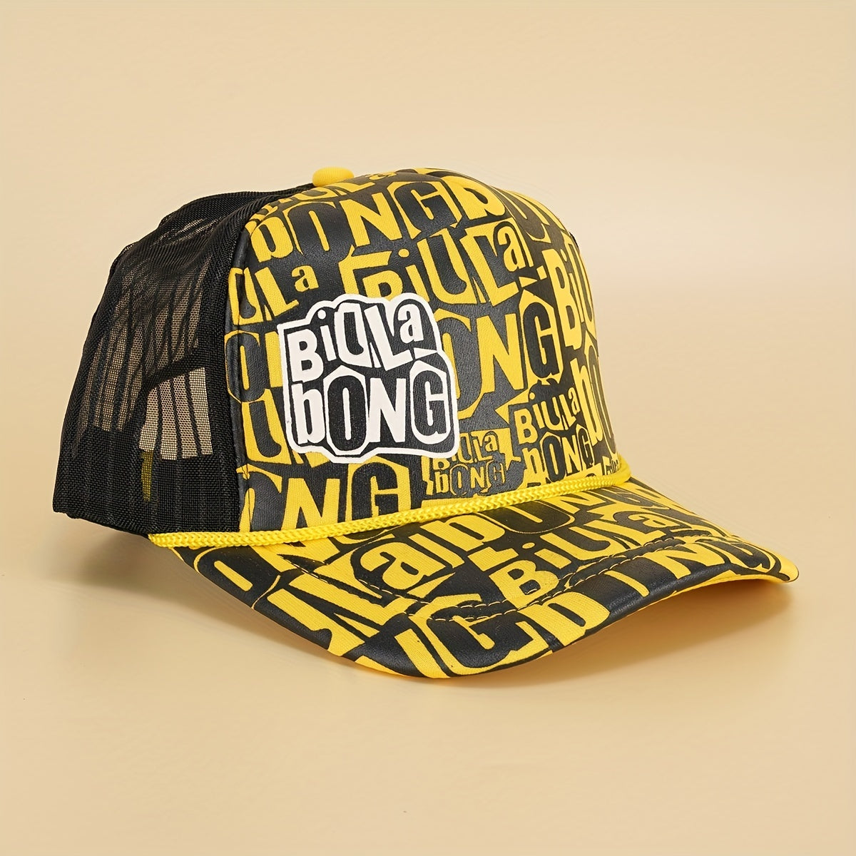 Hip Hop Graffiti Couple Trucker Hat Y2K Letter Printed Baseball Cap