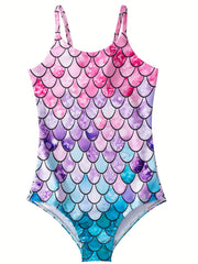 Mermaid Swimsuit for Girls Fish Scale Perfect for Pool