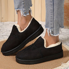 Fur Lined Thermal Soft Thick Sole Snow Shoes Winter