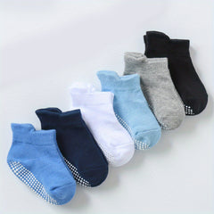6pairs Non-slip Baby Floor Socks for Infants Learning to Walk Indoor Activities
