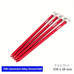 4pcs Tent Pegs for Hard Snow Floor Outdoor Camping
