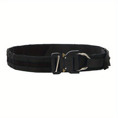 Durable MOLLE Combat Belt for Outdoor Tactical Activities