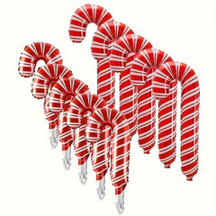 5pcs Crutch Aluminum Film Balloon Christmas Party Decor Supplies