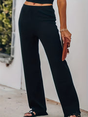 Women's Plus Casual Pants Solid Elastic Stretch Trousers