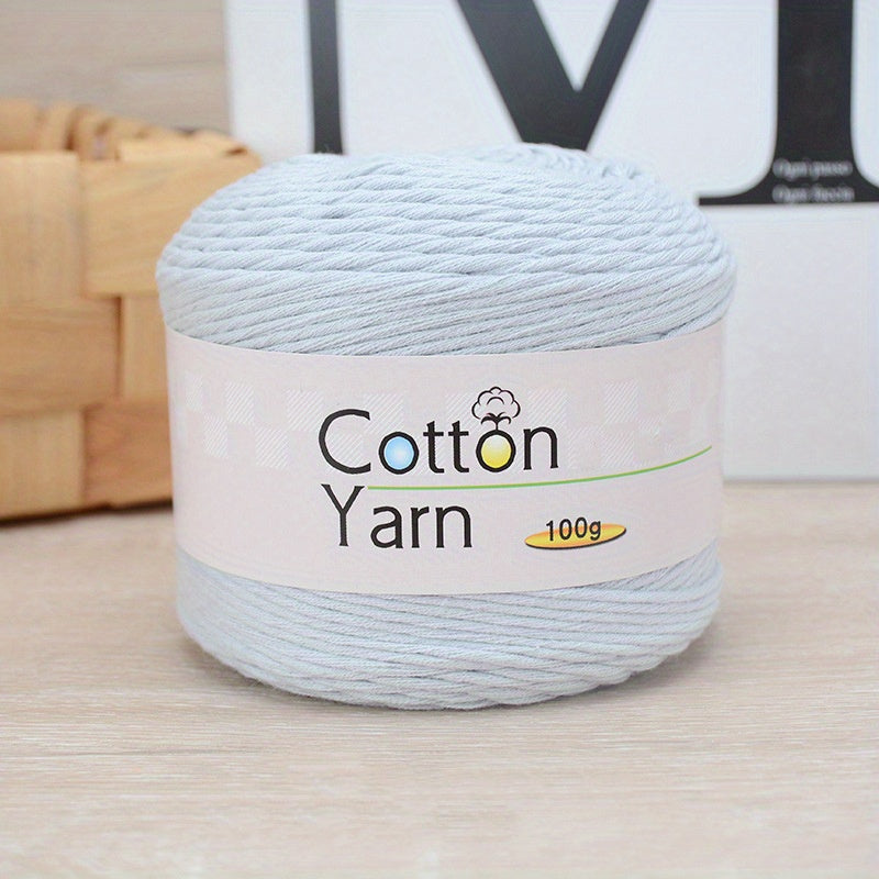 100g Cotton Yarn Ball 16 Strands Thick Yarn for DIY Crafts