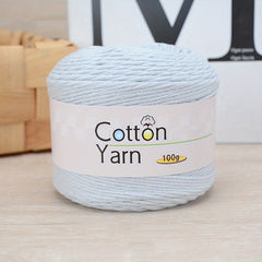 100g Cotton Yarn Ball 16 Strands Thick Yarn for DIY Crafts