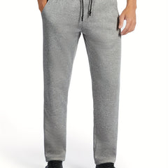 Men's Warm Plush Sweatpants for Autumn Winter