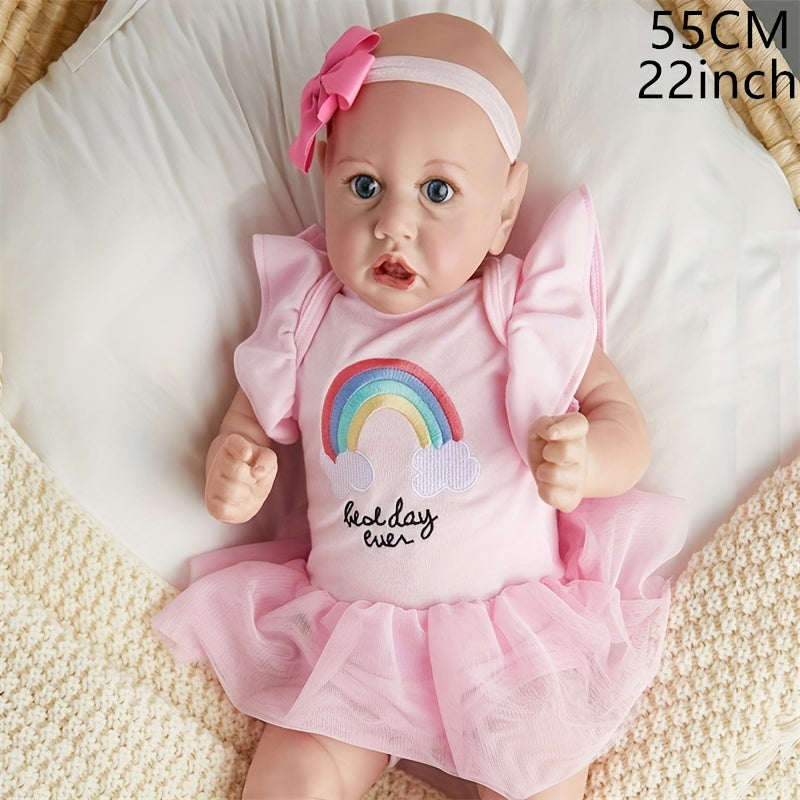 55 88 Cm Reborn Doll Gel Body Doll Birthday Christmas