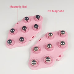 Muscle Relax Massage Gloves Roller Ball for Back Legs Buttocks