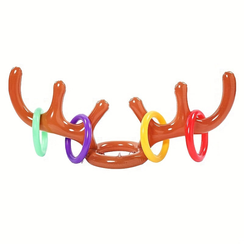 Inflatable Christmas Cane Ring Toy