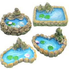 Fairy Tale Garden Mini Pond Decoration Set