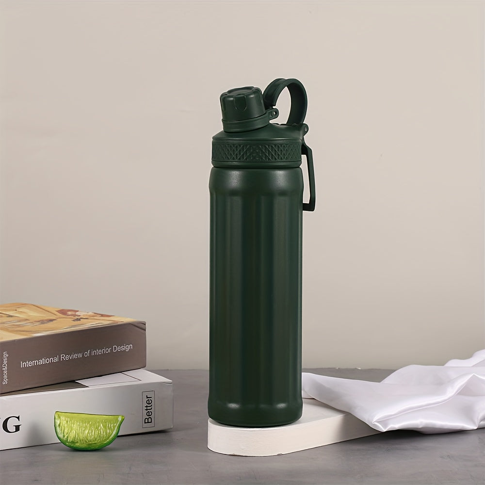 17oz Stainless Steel Sports Water Bottle Leakproof Portable Gym Hiking Travel