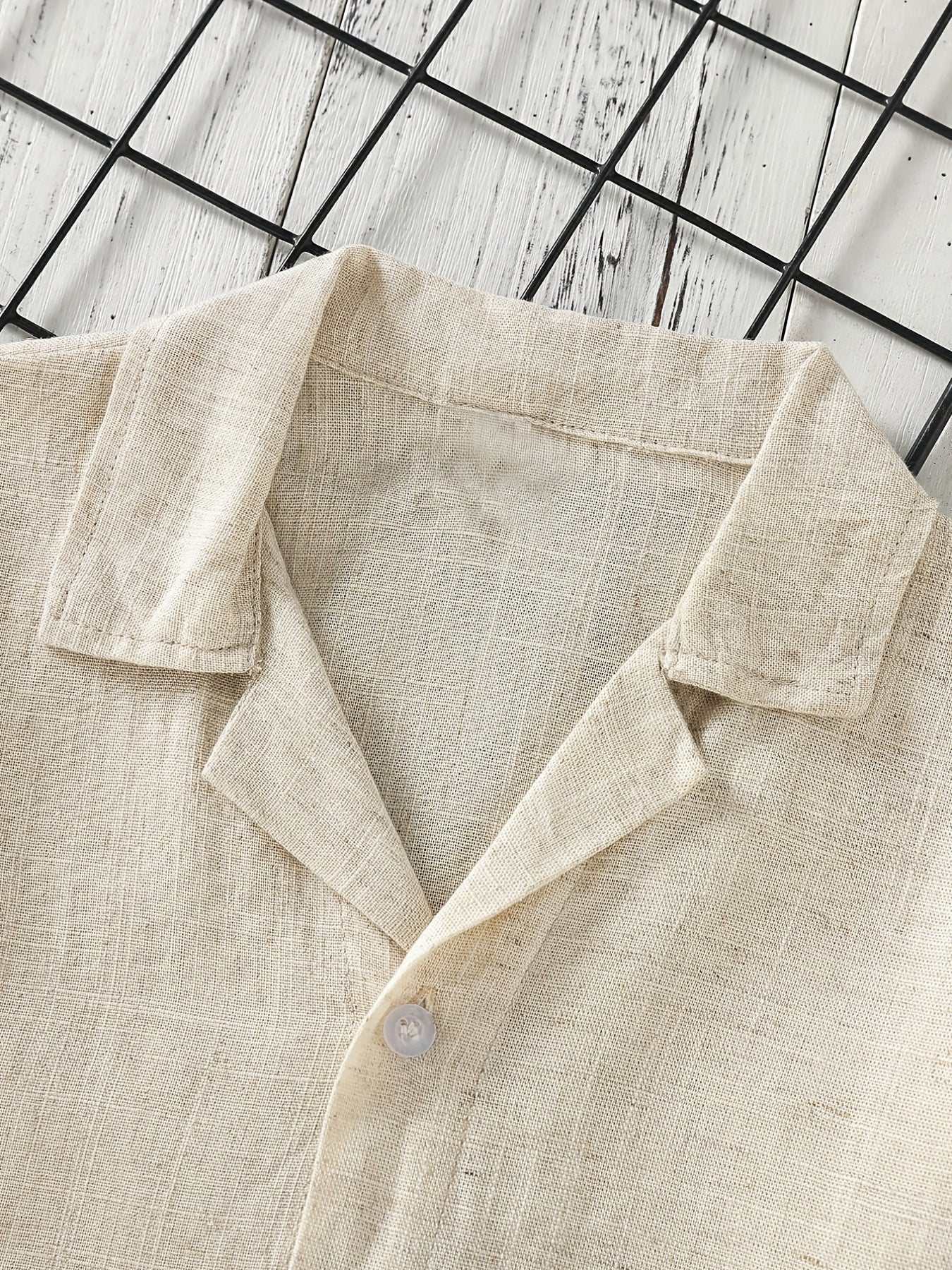 Boys Vintage Button Top & Shorts Set