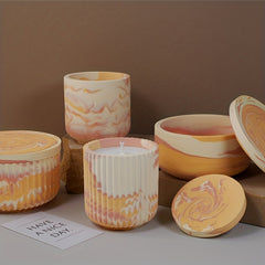 Candle Jar Silicone Mold DIY for Candle Holder Making