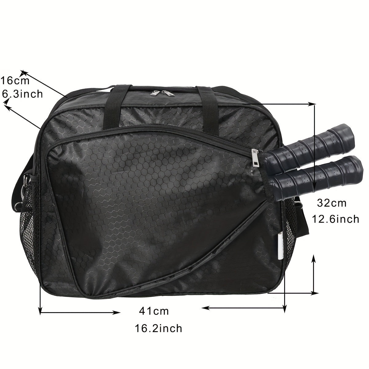 Adjustable Pickleball Tote Bag for Tennis Squash