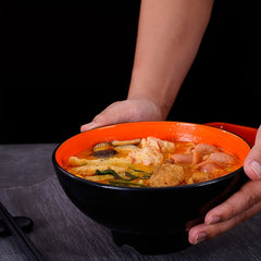 1PC Ramen Bowl Anti-shatter Plastic Soup Bowl Large Capacity Noodle Bowl