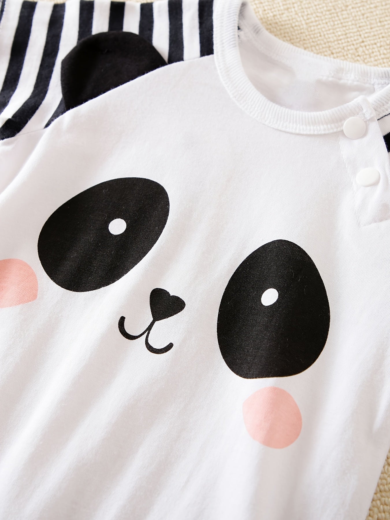Baby Cartoon Panda Bodysuit
