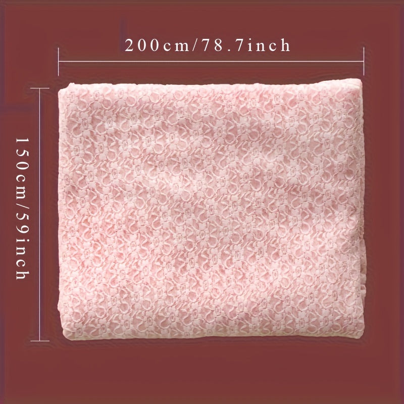Plum Blossom Daisy Water Soluble Lace Fabric