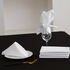 6pcs Square Cloth Napkins Soft Washable Table Napkin for Dinner Cocktail Wedding