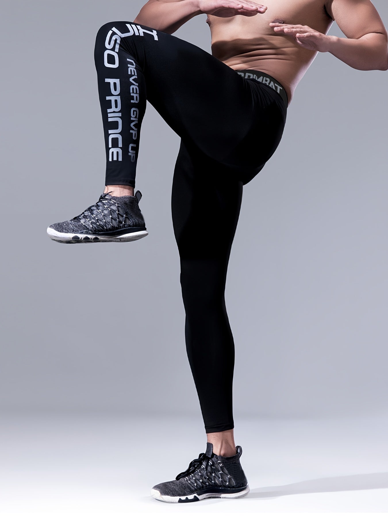 Men's Compression Pants for Running & Workouts, Quick Dry Tights