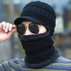 Winter Riding Hat with Fleece Lining and Ear Protectors