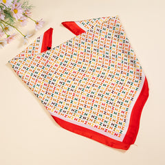 Bandana Scarf Head Wrap Decorative H Pattern Lady Square Scarf Headband