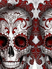 Men's Floral Skull Graphic Shorts Comfortable and Stylish Summer Wear