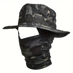 Adjustable Wide Brim Bucket Hat for Fishing Hiking