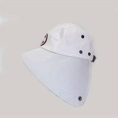 Wide Brim Visor Hat Cotton UV Protection Sun Hat