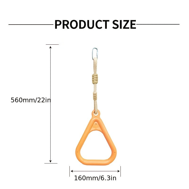 Gym Rings Hanging Ring With Rope for Indoor & Outdoor Fun
