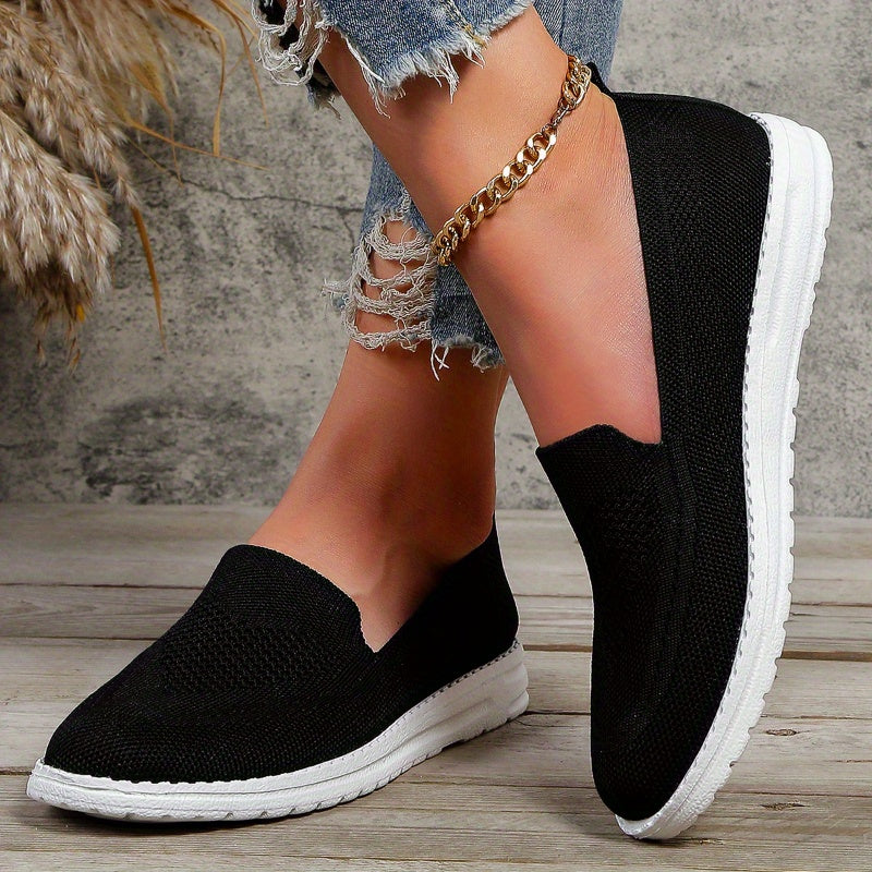 Women's Breathable Slip-On Sneakers Lightweight Walking Shoes