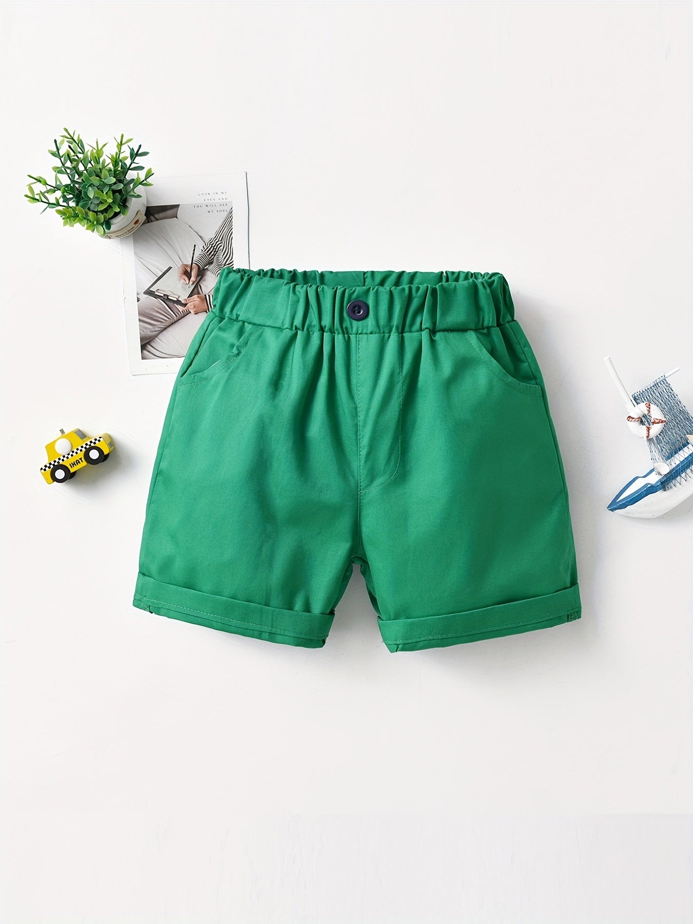 Teen Casual Elastic Waist Shorts for Summer