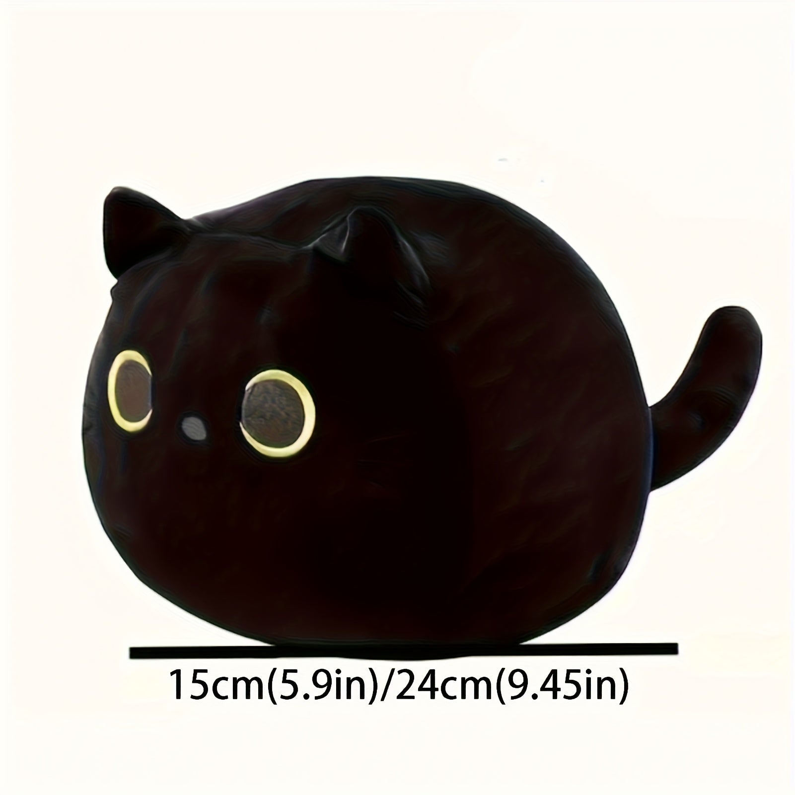 TINICOOCAT Cat Plush Toy Soft Stuffed Animal with Fluffy Ears & Expressive Face