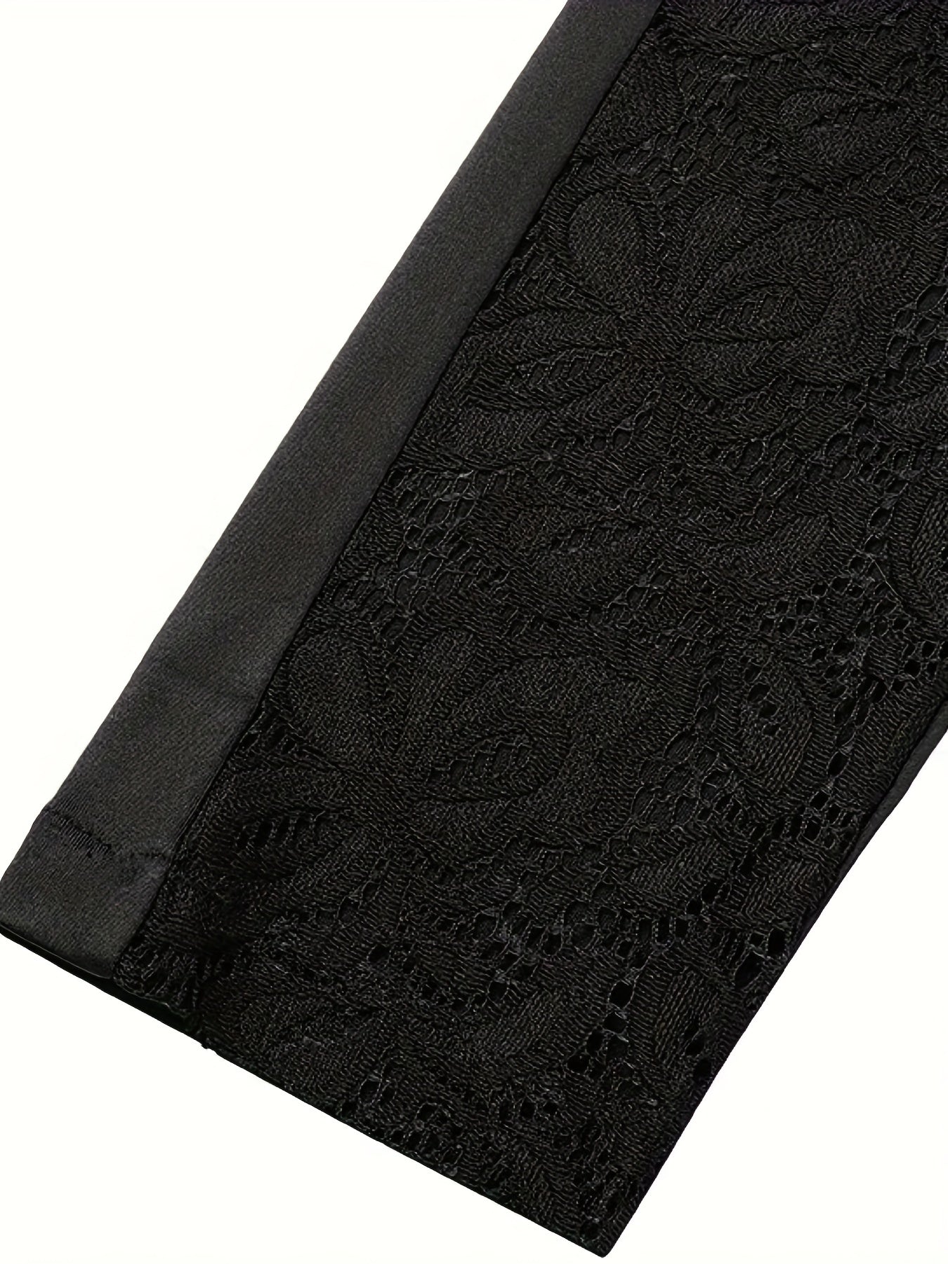 Lace Stitching Skinny Leggings - Women's Sporty Clothing
