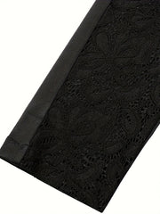 Lace Stitching Skinny Leggings - Women's Sporty Clothing