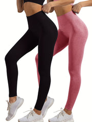 Tummy Control Running Leggings Yoga Pants Activewear Women's Fitness
