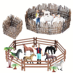 Farm Pasture Fence Accessories Greening Decoration Small Fence Ornaments Toys