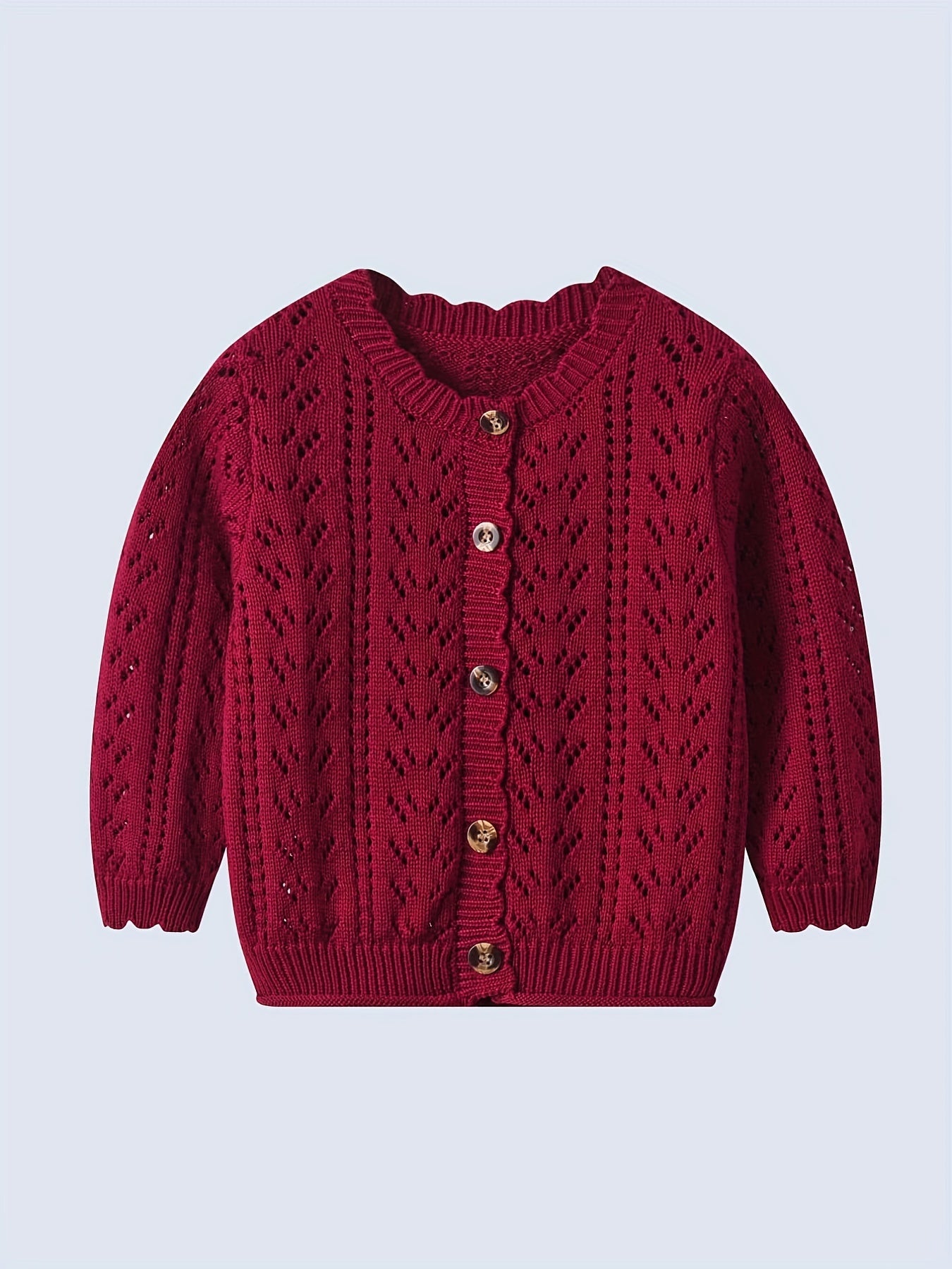Baby Knitted Sweater Cardigan Blouse in Various Colors