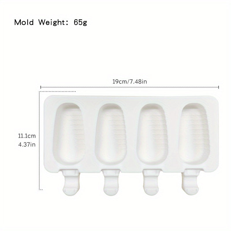 1pc Ice Cream Mold Popsicle Chocolate DIY Candy Mould Silicone Jelly Multifuncti