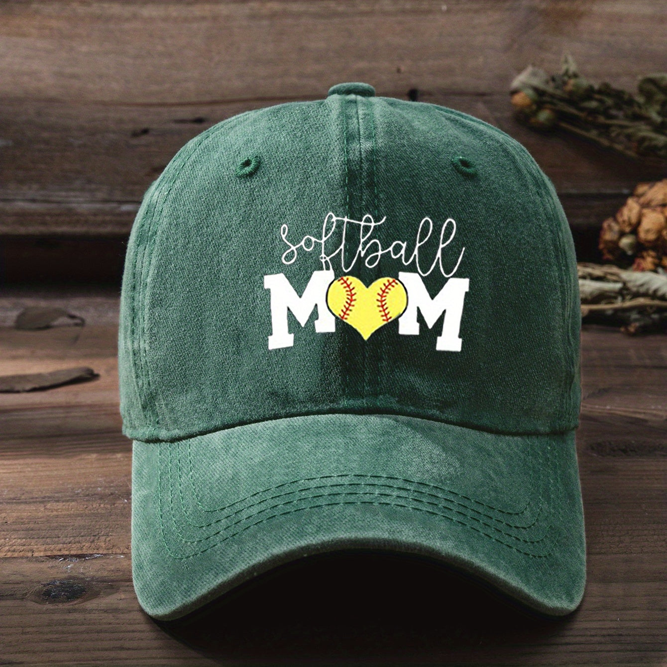 Softball Mom Distressed Sun Hat
