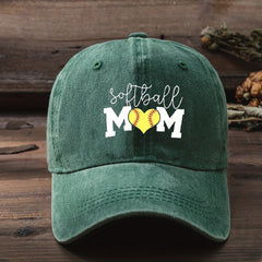 Softball Mom Distressed Sun Hat