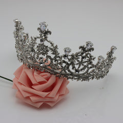 Girls Zircon Crown Rhinestone Hair Accessories for Party Wedding