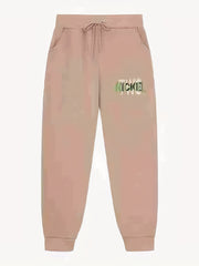 NICKEL Pattern Print Men's Pants Drawstring Comfy Active Stretch Trousers