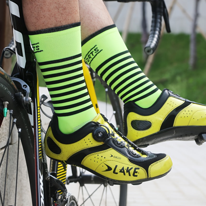 Men's Outdoor Wear-resistant Mid-calf Socks for Cycling Running
