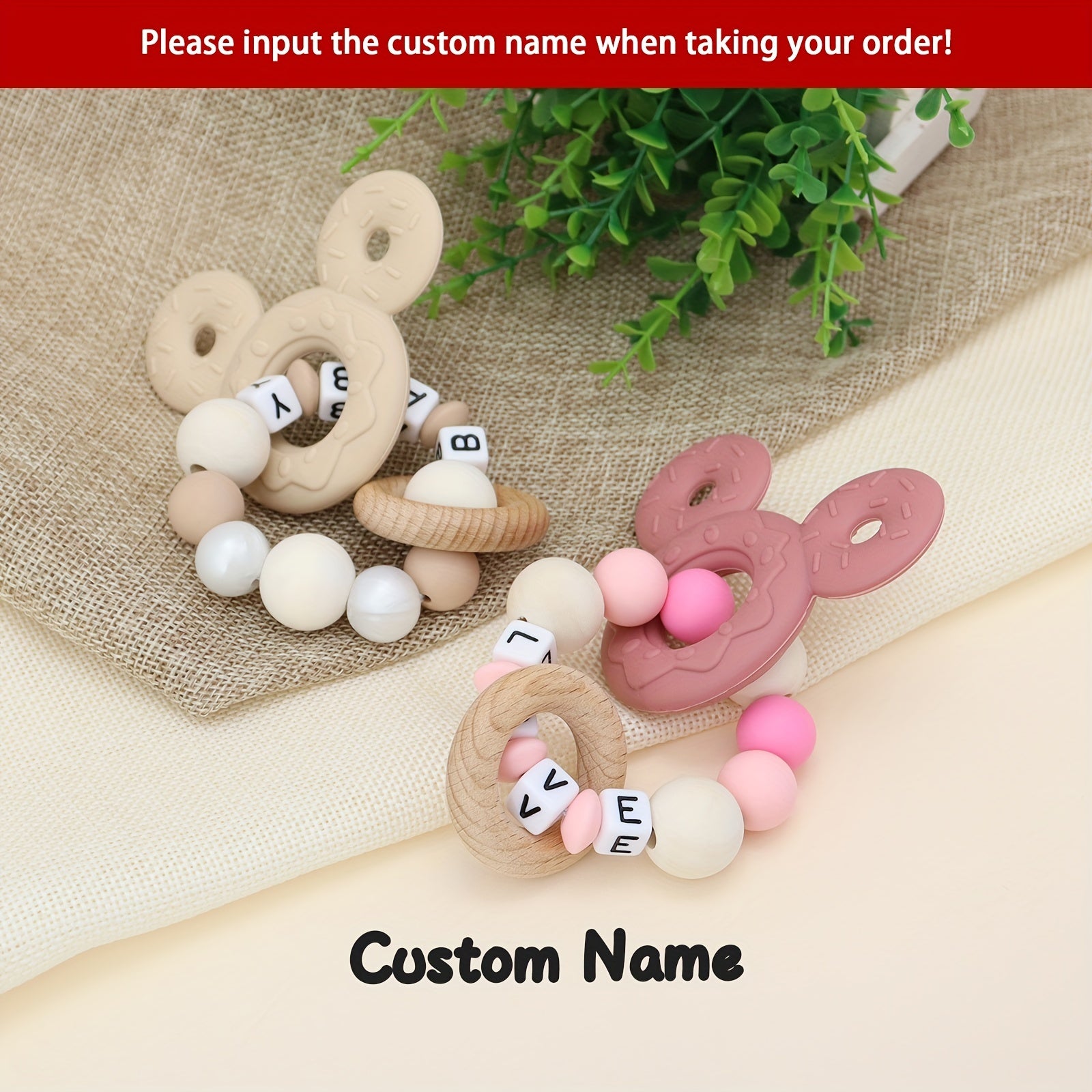 Customizable Keepsake Rattle for Newborn Babies