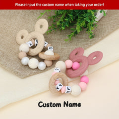 Customizable Keepsake Rattle for Newborn Babies