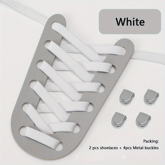 1Pair Lace up Shoelaces For Sneakers Casual Shoes Men & Women