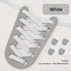 1Pair Lace up Shoelaces For Sneakers Casual Shoes Men & Women